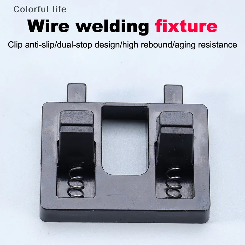 1pc Electric Wire Welding Fixture Holding Power Stabilizing Wire Holder Anti-Slip Dual Clamps Soldering Tool Accessories
1pc Electric Wire Welding Fixture Holding Power Stabilizing Wire Holder Anti-Slip Dual Clamps Soldering Tool Accessories