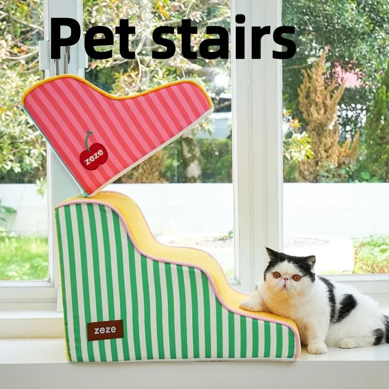 Pet Stairs Step Sponge Can Be Removed and Washed Assisted Climbing Small Dog Bed Ladder Strong Support Pet Products Accessories
Pet Stairs Step Sponge Can Be Removed and Washed Assisted Climbing Small Dog Bed Ladder Strong Support Pet Products Accessories