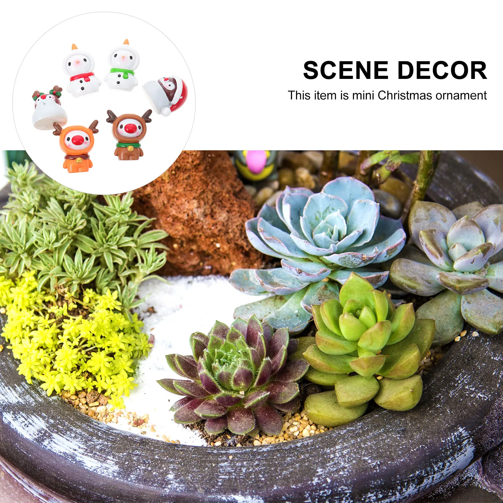 6 Pcs Resin Ornaments Christmas Decorations Micro Landscape Xmas Small Compact Adorns
6 Pcs Resin Ornaments Christmas Decorations Micro Landscape Xmas Small Compact Adorns