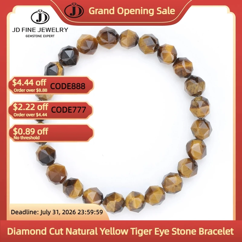 Diamond Cut Natural Yellow Tiger Eye Stone Bracelet Elastic Wristband Lucky Amulet Jewelry Gift
Diamond Cut Natural Yellow Tiger Eye Stone Bracelet Elastic Wristband Lucky Amulet Jewelry Gift