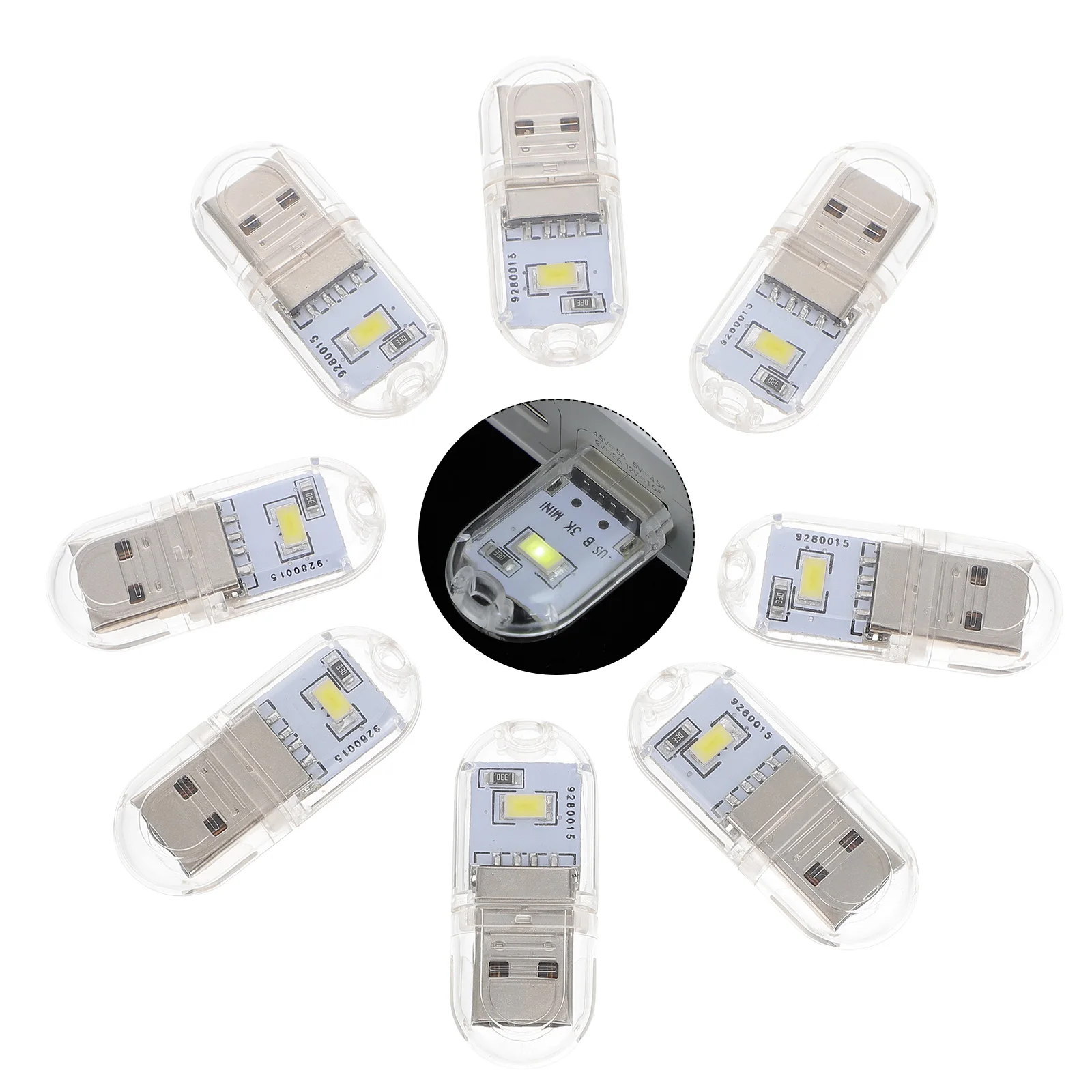 8 шт. ночник USB мини-лампа для внутреннего освещения автомобиля перезаряжаемый светодиодный практичный маленький размер энергосберегающий пластик
8 шт. ночник USB мини-лампа для внутреннего освещения автомобиля перезаряжаемый светодиодный практичный маленький размер энергосберегающий пластик