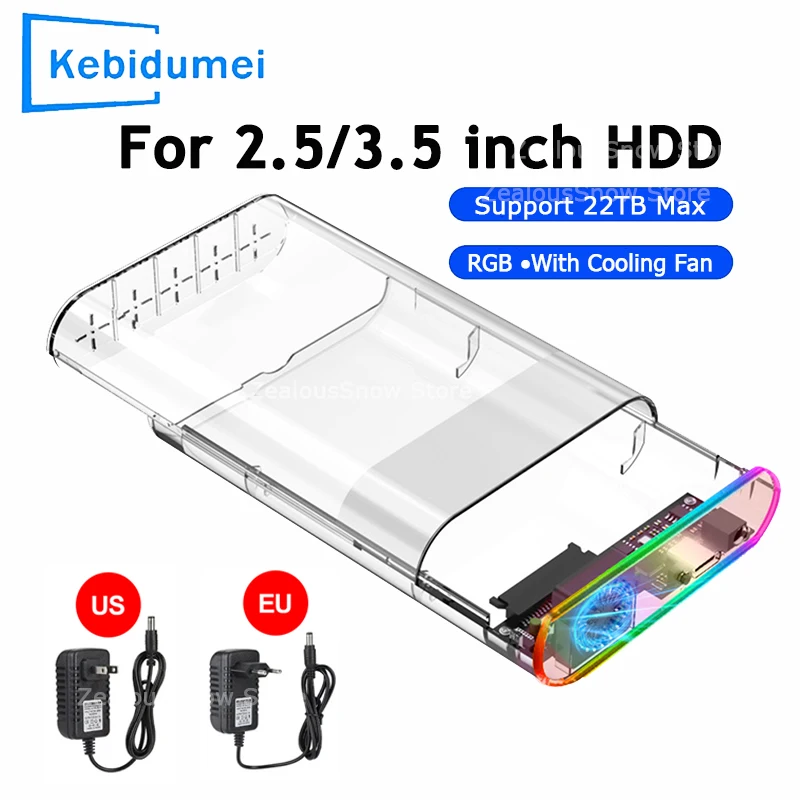 RGB 2,5/3,5-дюймовый HDD SATA Внешний жесткий диск Корпус считывателя Поддержка жесткого диска 22 ТБ Высокоскоростной адаптер для ПК Lapop.
RGB 2,5/3,5-дюймовый HDD SATA Внешний жесткий диск Корпус считывателя Поддержка жесткого диска 22 ТБ Высокоскоростной адаптер для ПК Lapop.