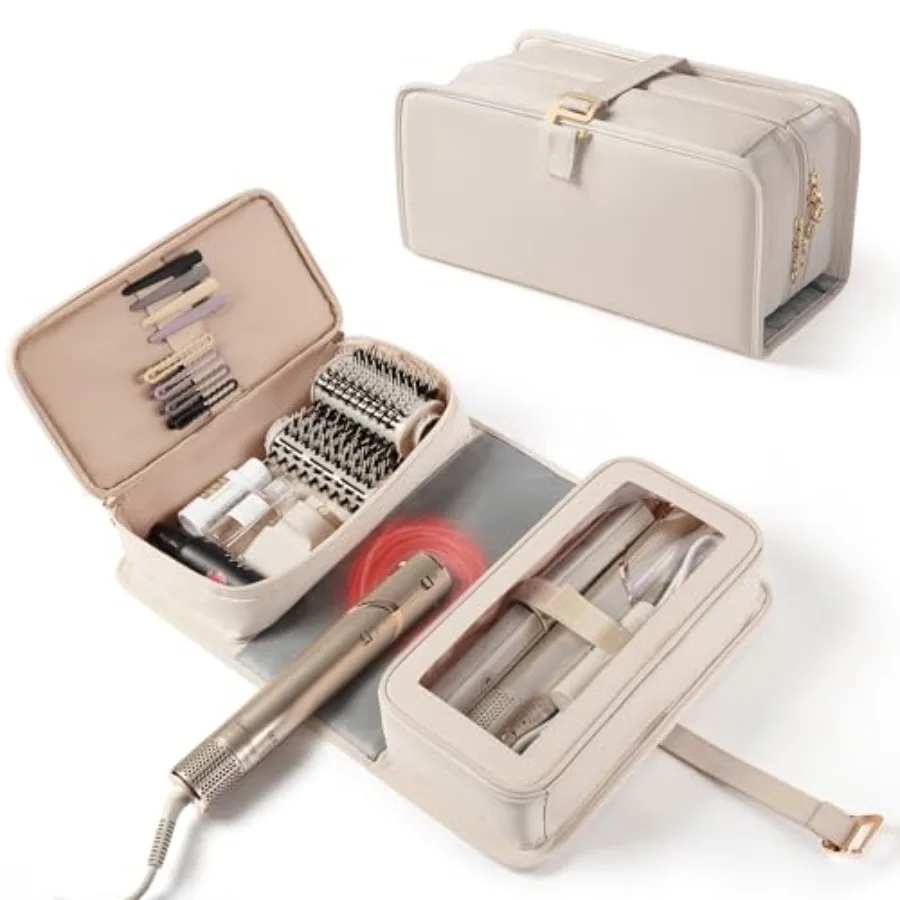 【Spot goods】Hair Tools Travel Bag with Heat Resistant Mat Compatible with Shark Flexstyle Hair Tool Organizer for Multi-Stylers
【Spot goods】Hair Tools Travel Bag with Heat Resistant Mat Compatible with Shark Flexstyle Hair Tool Organizer for Multi-Stylers