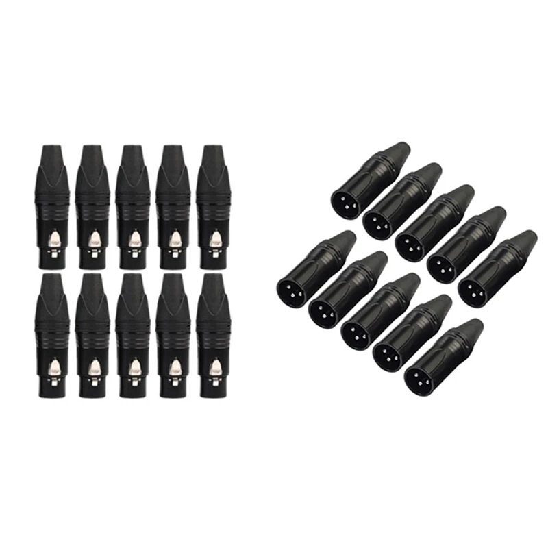 10Pcs DIY 3Pin XLR Adapter Socket XLR Aviation Connector Welding Head Microphone Cable Connector
10Pcs DIY 3Pin XLR Adapter Socket XLR Aviation Connector Welding Head Microphone Cable Connector