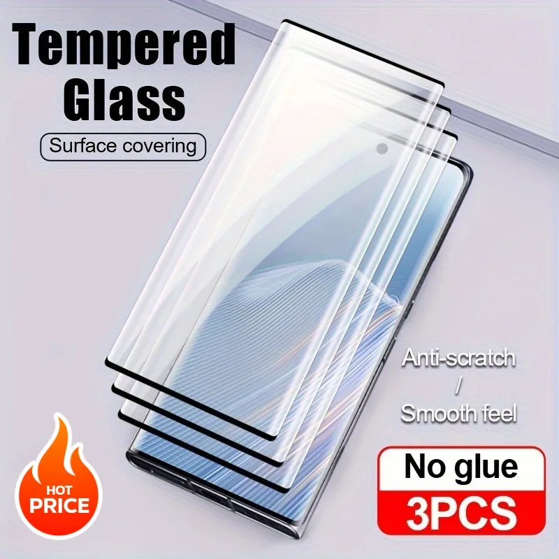 3Pack Curved Tempered Glass for Samsung Galaxy S25/S24/S23 Ultra S25/S24+ S24FE S22+ S21FE S20FE S10 Full Screen Protectors Film
3Pack Curved Tempered Glass for Samsung Galaxy S25/S24/S23 Ultra S25/S24+ S24FE S22+ S21FE S20FE S10 Full Screen Protectors Film