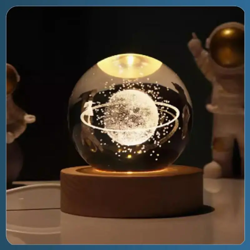 AB02 Valentines Day Gift Galaxy Crystal Ball Lamp 3D Planet Moon Lamp USB LED Night Light
AB02 Valentines Day Gift Galaxy Crystal Ball Lamp 3D Planet Moon Lamp USB LED Night Light