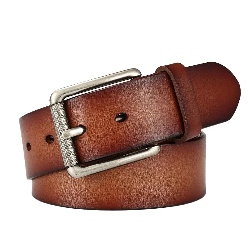 100% genuine real leather Men's belt pin buckle men's high-end simple casual trouser
100% genuine real leather Men's belt pin buckle men's high-end simple casual trouser