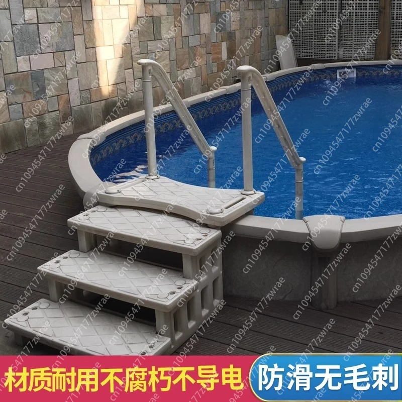 Утолщенная лестница из подножки для входа в бассейн, противоскользящая двухсторонняя лестница с выдувной формой
Утолщенная лестница из подножки для входа в бассейн, противоскользящая двухсторонняя лестница с выдувной формой