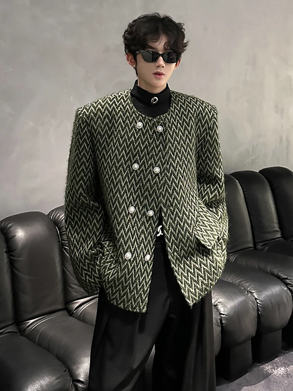 Мужская куртка TANGZ Studio с дизайнерскими накладками на плечах, модный клетчатый узор, роскошный стиль, полиэстер, молодежный тренд
Мужская куртка TANGZ Studio с дизайнерскими накладками на плечах, модный клетчатый узор, роскошный стиль, полиэстер, молодежный тренд