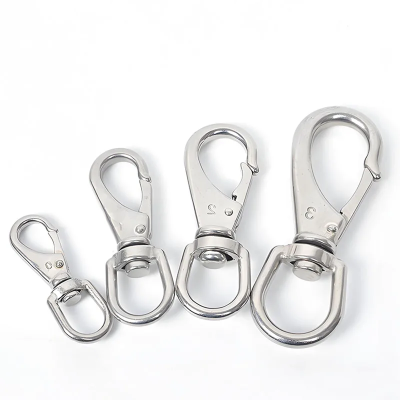 1/2PCS Stainless Steel Swivel Snap Hook Multi-purpose Rotating Hooks Fit for Bags Strap DIY Crafts Jewelry Keyring Accessories
1/2PCS Stainless Steel Swivel Snap Hook Multi-purpose Rotating Hooks Fit for Bags Strap DIY Crafts Jewelry Keyring Accessories
