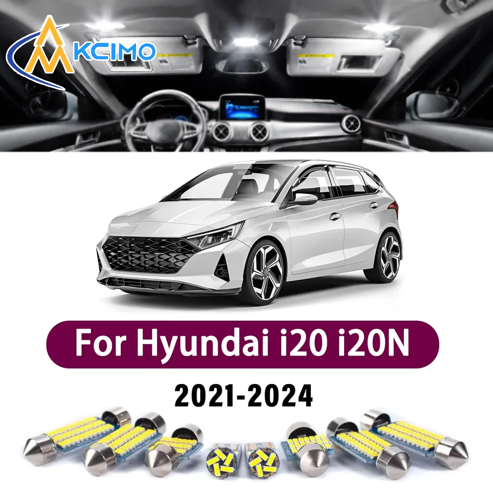 High Lumen CANBUS Error Free LED Interior Light Kit For Hyundai i20 i20N 3 MK3 2021-2024 Map Trunk Reading Dome Lamp Bulbs Set
High Lumen CANBUS Error Free LED Interior Light Kit For Hyundai i20 i20N 3 MK3 2021-2024 Map Trunk Reading Dome Lamp Bulbs Set
