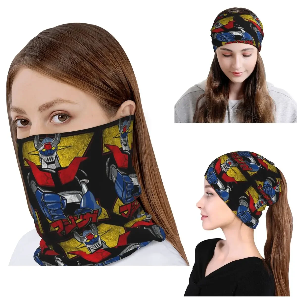 Mazinger Z, Vintage Style Bandana Neck Gaiter Face Scarf Multifunction Face Mask Beanies Hat for Men Women Adult Washable
Mazinger Z, Vintage Style Bandana Neck Gaiter Face Scarf Multifunction Face Mask Beanies Hat for Men Women Adult Washable