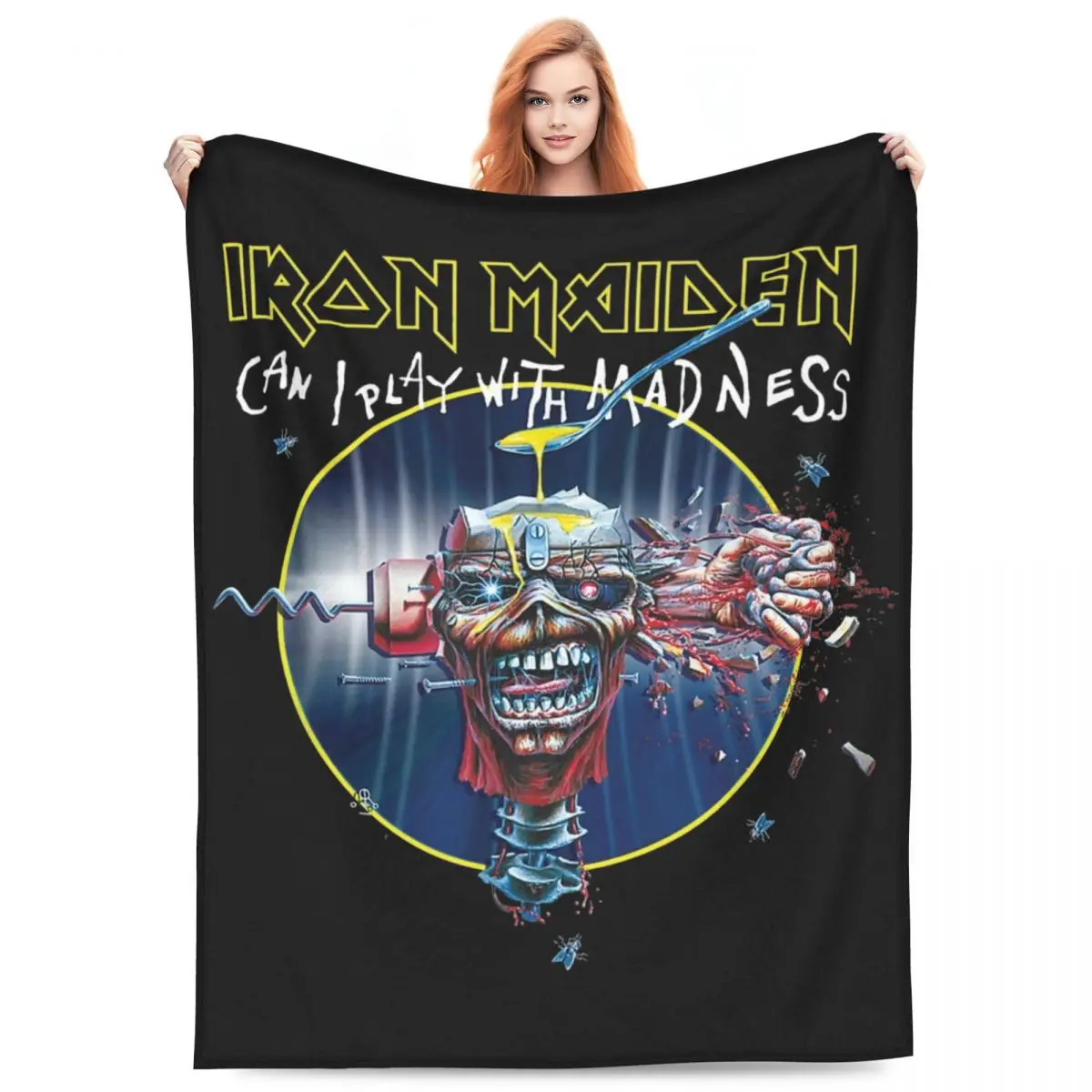 Одеяло Ironmaiden из тяжелого металла, коралловый флис, плюшевое многофункциональное мягкое одеяло для кровати, одеяло
Одеяло Ironmaiden из тяжелого металла, коралловый флис, плюшевое многофункциональное мягкое одеяло для кровати, одеяло