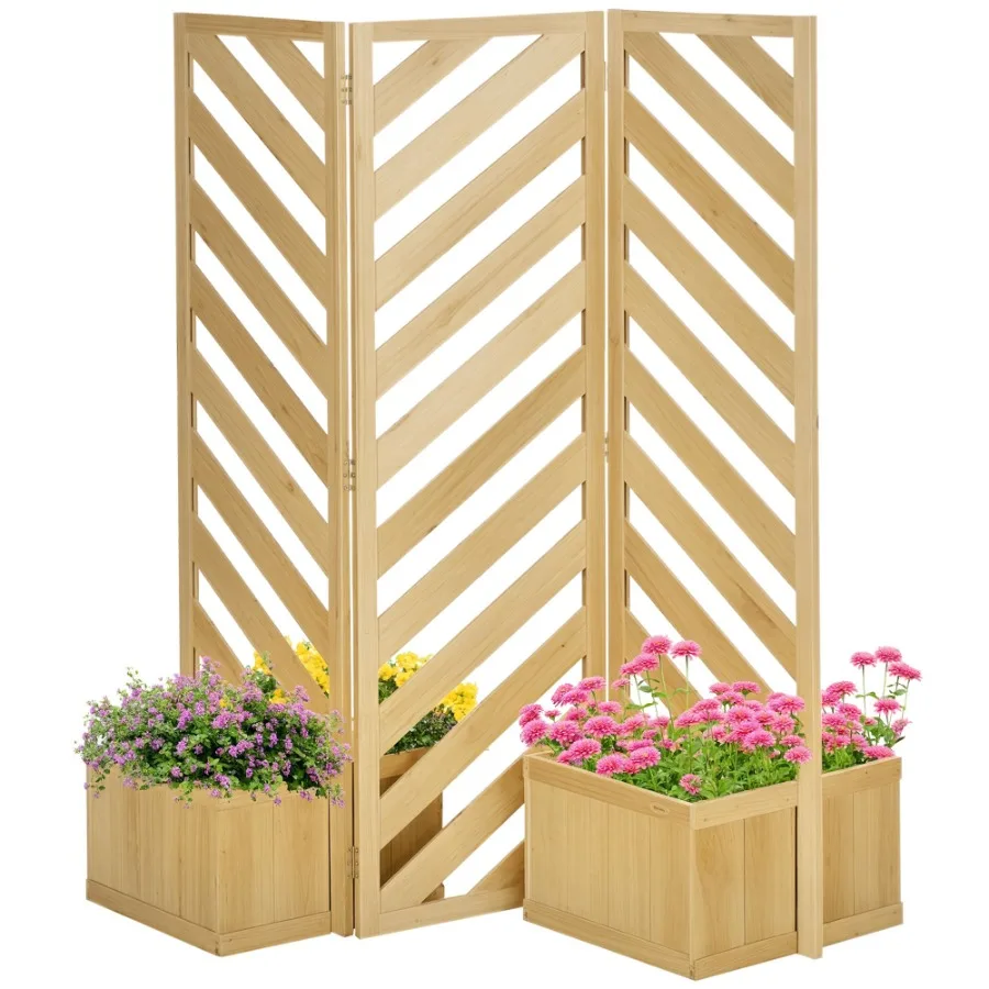 Drative Outdoor Privacy Screen Freestanding Divider Separator with 4 SelfDraining Planters 3 Trellis Plant Support Panels for
Drative Outdoor Privacy Screen Freestanding Divider Separator with 4 SelfDraining Planters 3 Trellis Plant Support Panels for