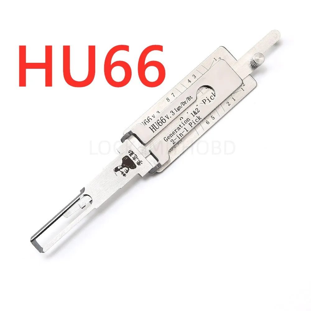 1PCS For Lishi Picks Picking HU66 2 in1 Locksmith Tools Decoder Hooks Topolines To Open Locks
1PCS For Lishi Picks Picking HU66 2 in1 Locksmith Tools Decoder Hooks Topolines To Open Locks