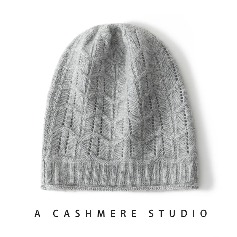 Women Hat Winter New 100% Cashmere Knitted Hats Soft Warm Headgears Lady Fashion Hollow-out Cap Girl Cashmere Beanies Bonnet
Women Hat Winter New 100% Cashmere Knitted Hats Soft Warm Headgears Lady Fashion Hollow-out Cap Girl Cashmere Beanies Bonnet