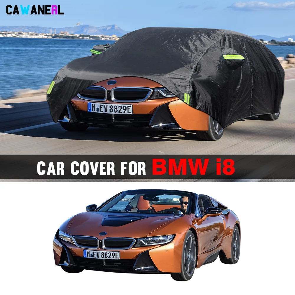 Наружный автомобильный чехол для BMW i8 (I12/I15) 2014-2025, водонепроницаемый автомобильный солнцезащитный козырек с защитой от УФ-лучей, устойчивый к царапинам чехол для снега, дождя
Наружный автомобильный чехол для BMW i8 (I12/I15) 2014-2025, водонепроницаемый автомобильный солнцезащитный козырек с защитой от УФ-лучей, устойчивый к царапинам чехол для снега, дождя