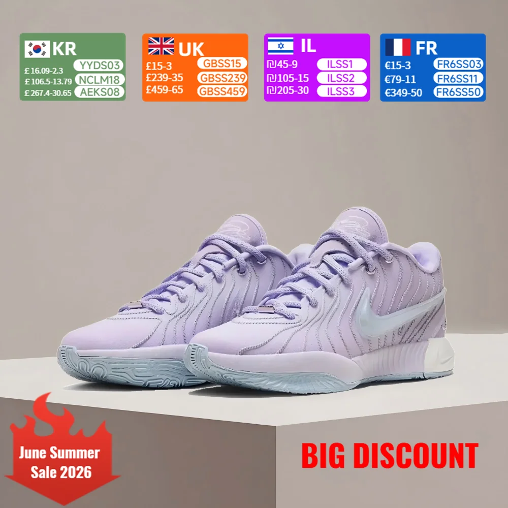 Nike LeBron 21 Low Classic Versatile Slip-Resistant, Durable, Cushioned Men's Basketball Shoes - Purple HF5352-500
Nike LeBron 21 Low Classic Versatile Slip-Resistant, Durable, Cushioned Men's Basketball Shoes - Purple HF5352-500