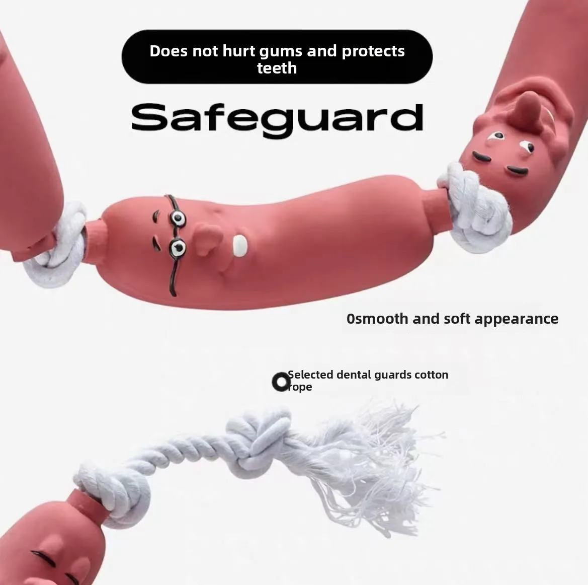 New Product: Dog Sausage Toy, Funny Knot, Tug of War, Bite resistant, Energy consuming, Self elevating, Soothing Tool, Pet Toy
New Product: Dog Sausage Toy, Funny Knot, Tug of War, Bite resistant, Energy consuming, Self elevating, Soothing Tool, Pet Toy