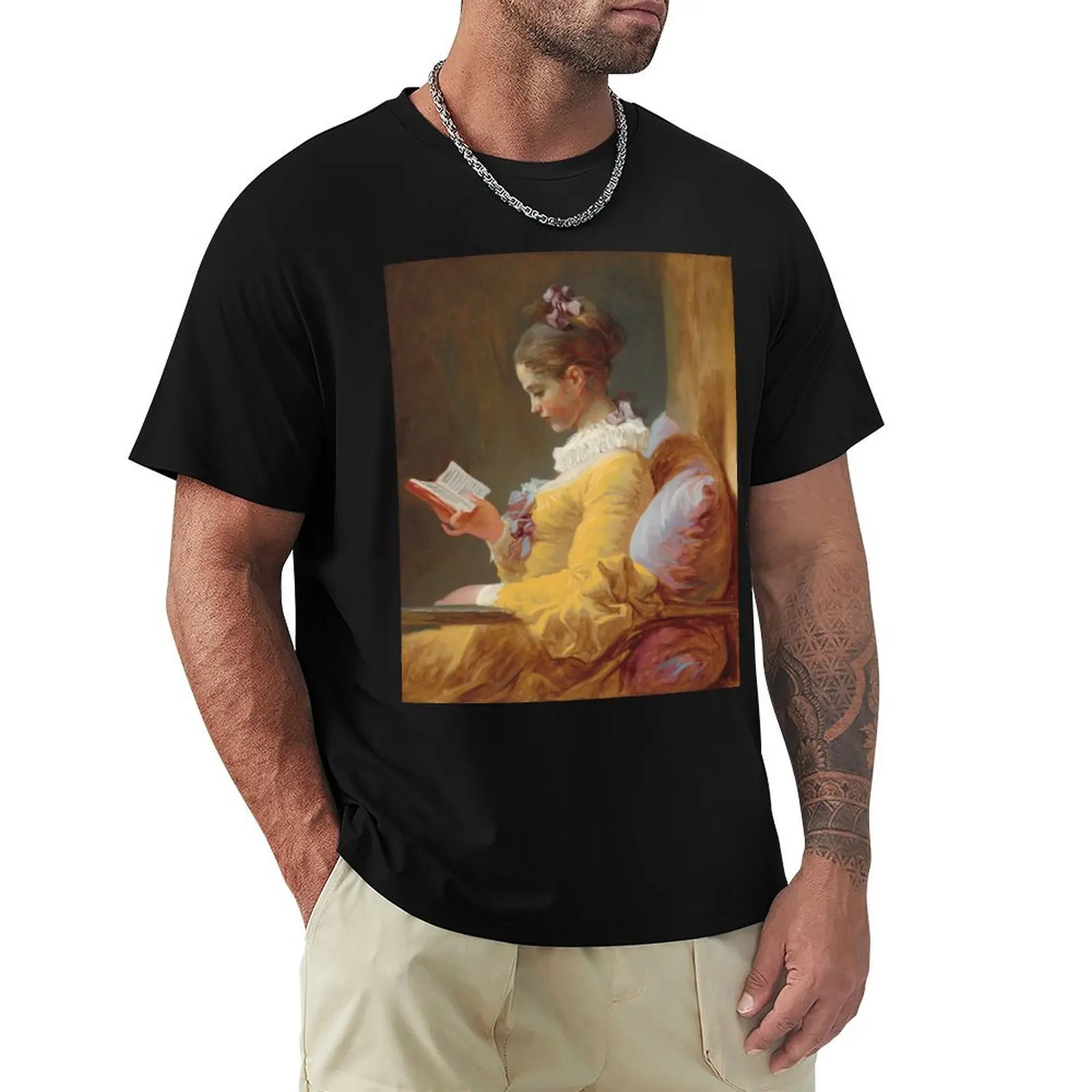 Young Girl Reading Painting by Jean-Honoré Fragonard T-Shirt oversized t shirt for a boy t shirts men
Young Girl Reading Painting by Jean-Honoré Fragonard T-Shirt oversized t shirt for a boy t shirts men