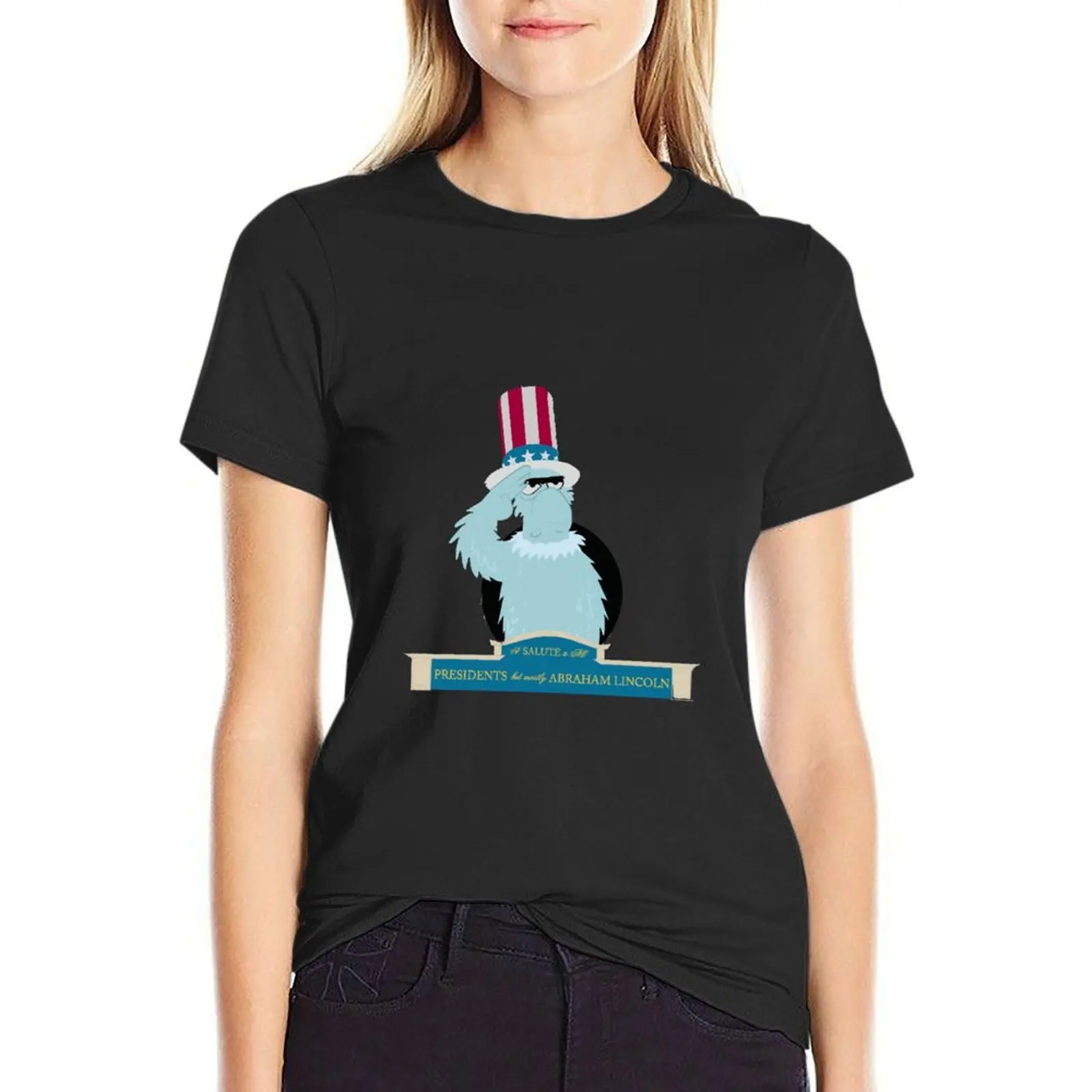 Hall of Presidents - Sam Eagle T-Shirt tops summer top anime clothes female ariat shirts for Women
Hall of Presidents - Sam Eagle T-Shirt tops summer top anime clothes female ariat shirts for Women