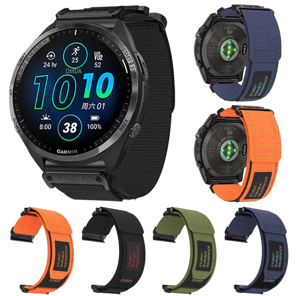 Quickfit нейлон 22 мм 26 мм ремешок для Garmin Forerunner 965 955 945 спортивный браслет подход S70 S62 S60 Instinct 2 Band аксессуары
Quickfit нейлон 22 мм 26 мм ремешок для Garmin Forerunner 965 955 945 спортивный браслет подход S70 S62 S60 Instinct 2 Band аксессуары