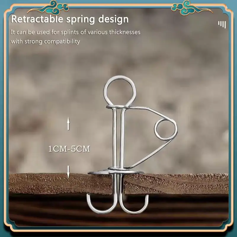 Spring Deck Pegs Rope Buckle Spring Deck Pegs Stainless Steel Windproof Retractable Awning Stake Hook Camping Tool
Spring Deck Pegs Rope Buckle Spring Deck Pegs Stainless Steel Windproof Retractable Awning Stake Hook Camping Tool