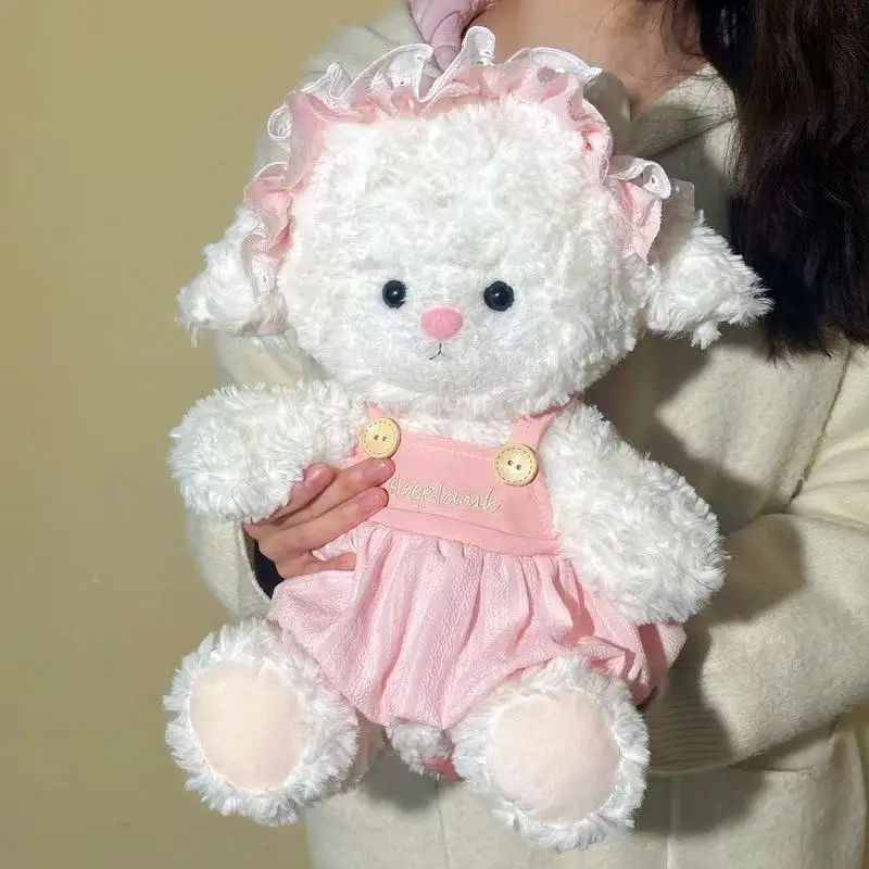 45cm Cute Cartoon Apron Sheep Doll Soft Stuffed Animal Little Lamb Plush Toys Baby Accompany Sleeping Pillow for Girls Gift Deco
45cm Cute Cartoon Apron Sheep Doll Soft Stuffed Animal Little Lamb Plush Toys Baby Accompany Sleeping Pillow for Girls Gift Deco