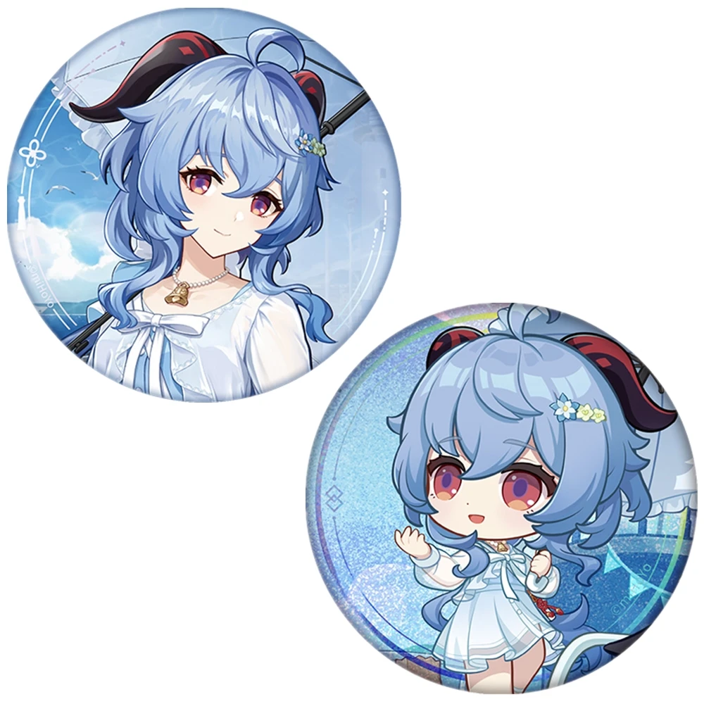 58mm Game Genshin Impact Azure Ganyu Cosplay COSTUME Badge Pin SPTE Tinplate Brooch Prop
58mm Game Genshin Impact Azure Ganyu Cosplay COSTUME Badge Pin SPTE Tinplate Brooch Prop