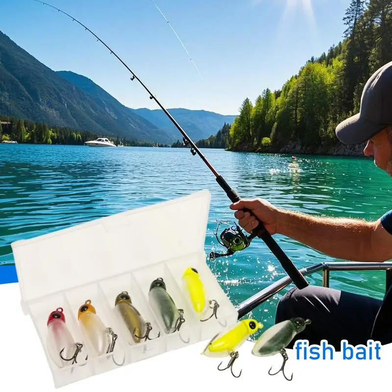 Fly Floating Fishing Lure Realistic 5 Pieces Fish Lures Pencil Fishing Gear With Tackle Box Silent Floating Swimbait For Bass &
Fly Floating Fishing Lure Realistic 5 Pieces Fish Lures Pencil Fishing Gear With Tackle Box Silent Floating Swimbait For Bass &