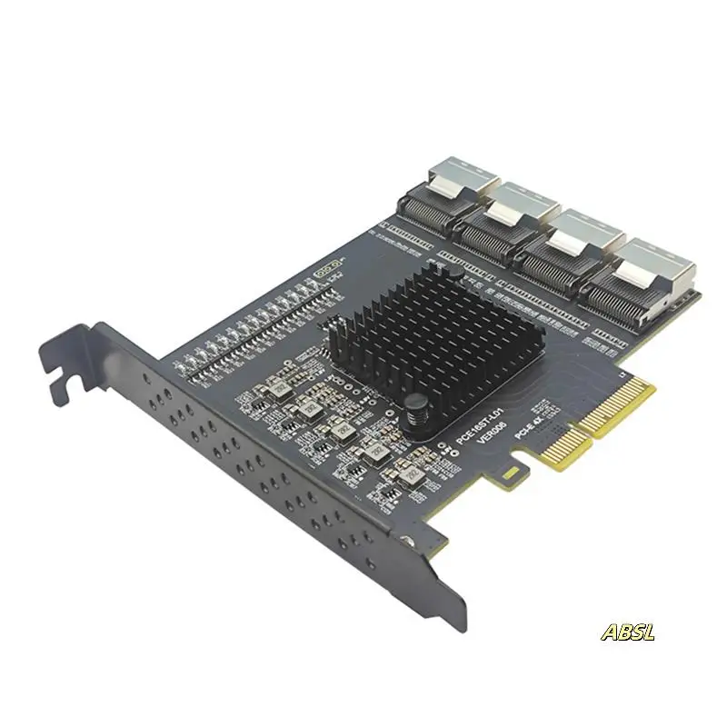 Контроллер Pcie — 4 порта Mini SAS SFF-8087, 16-портовый адаптер SATA 3.0, 6 Гбит/с SSD, карта расширения PCI-E 3.0 X4
Контроллер Pcie — 4 порта Mini SAS SFF-8087, 16-портовый адаптер SATA 3.0, 6 Гбит/с SSD, карта расширения PCI-E 3.0 X4