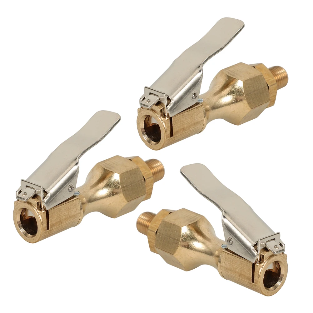 3Pcs Tire Chuck Clip Durable Copper Locking Air Chuck Quick Connect Tire Inflator Accessories Inflate Locking Chuck, 
3Pcs Tire Chuck Clip Durable Copper Locking Air Chuck Quick Connect Tire Inflator Accessories Inflate Locking Chuck,