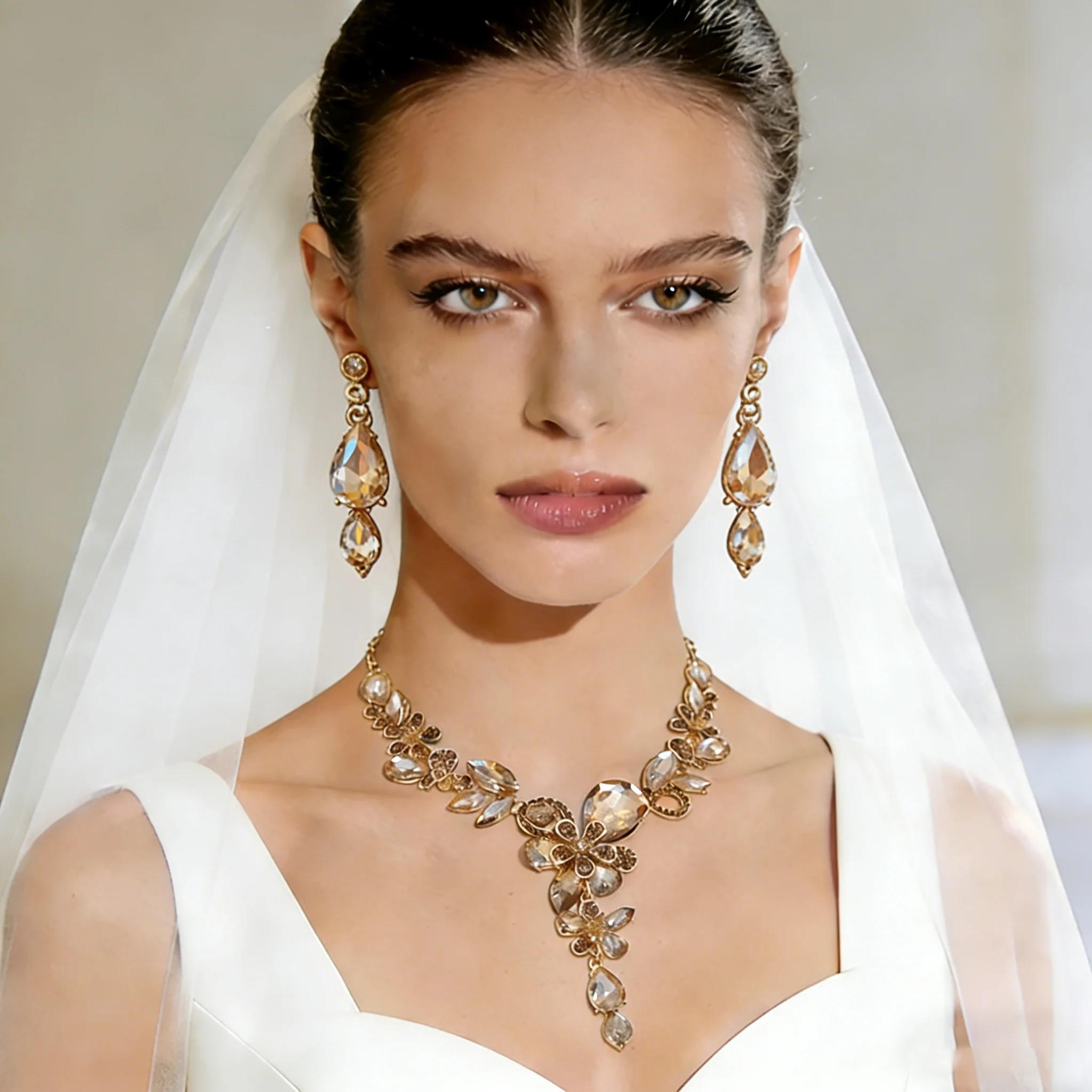 2 шт. шампанское асимметричный цветок стразы кулон ожерелья невесты ретро капли воды кулон серьги комплект ювелирных изделий на свадьбу
2 шт. шампанское асимметричный цветок стразы кулон ожерелья невесты ретро капли воды кулон серьги комплект ювелирных изделий на свадьбу