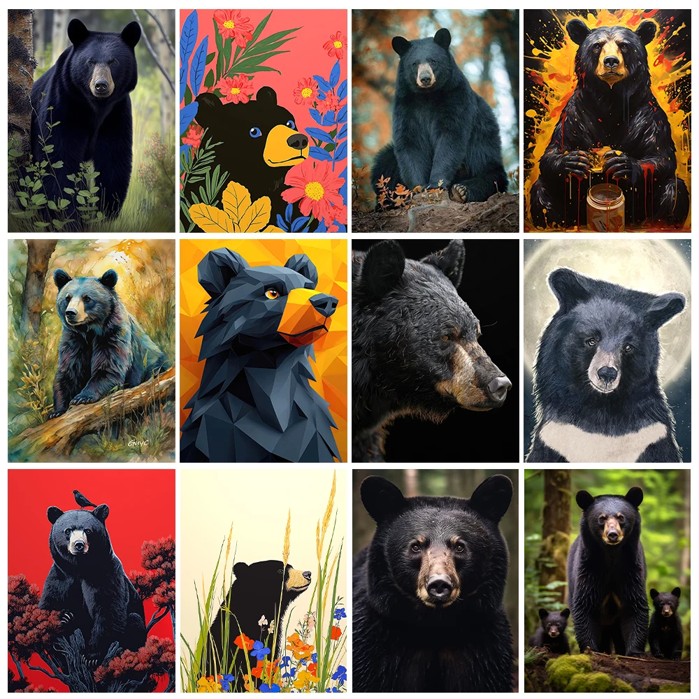Fun Black Bear 5D DIY Diamond Painting Cute Bear Round/Square Diamond Embroidery Mosaic Hand Room Home Decor Kids Gift
Fun Black Bear 5D DIY Diamond Painting Cute Bear Round/Square Diamond Embroidery Mosaic Hand Room Home Decor Kids Gift