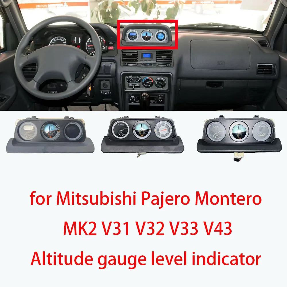 Altimeter Inclinometer Central Display for Mitsubishi Pajero Montero MK2 V31 V32 V33 V43 Vice Control Instrument
Altimeter Inclinometer Central Display for Mitsubishi Pajero Montero MK2 V31 V32 V33 V43 Vice Control Instrument