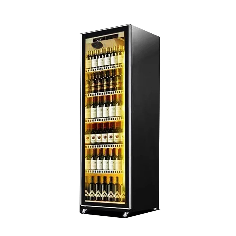 Full Screen Glass Doors Beverage Freezer LED Highlighted Single-Temperature bar Beer Fridge
Full Screen Glass Doors Beverage Freezer LED Highlighted Single-Temperature bar Beer Fridge