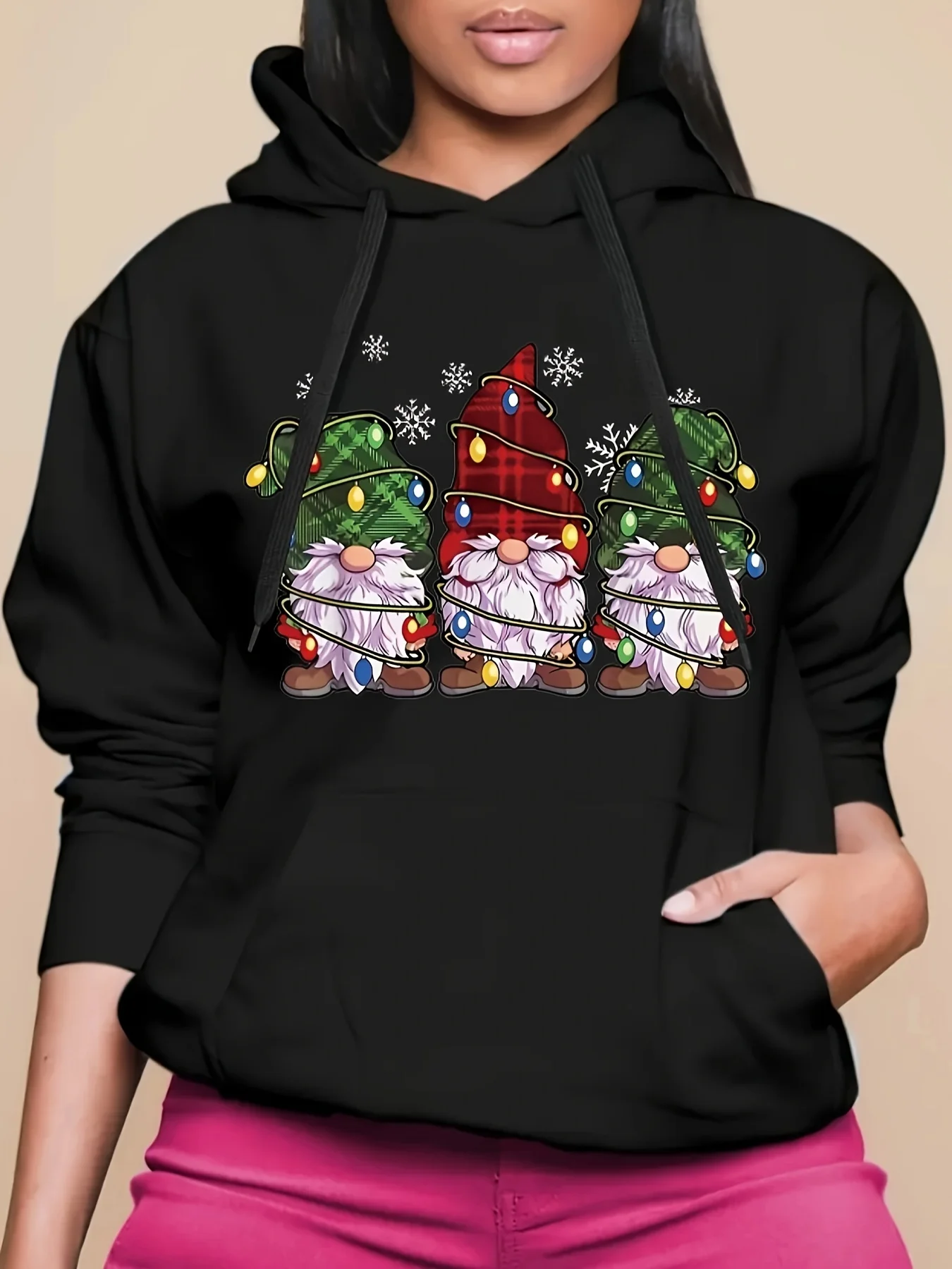 Ladies' Christmas Winter Casual Print Hoodie Sweatshirts Girl Autumn 90S Black Hoodies Female Clothes
Ladies' Christmas Winter Casual Print Hoodie Sweatshirts Girl Autumn 90S Black Hoodies Female Clothes
