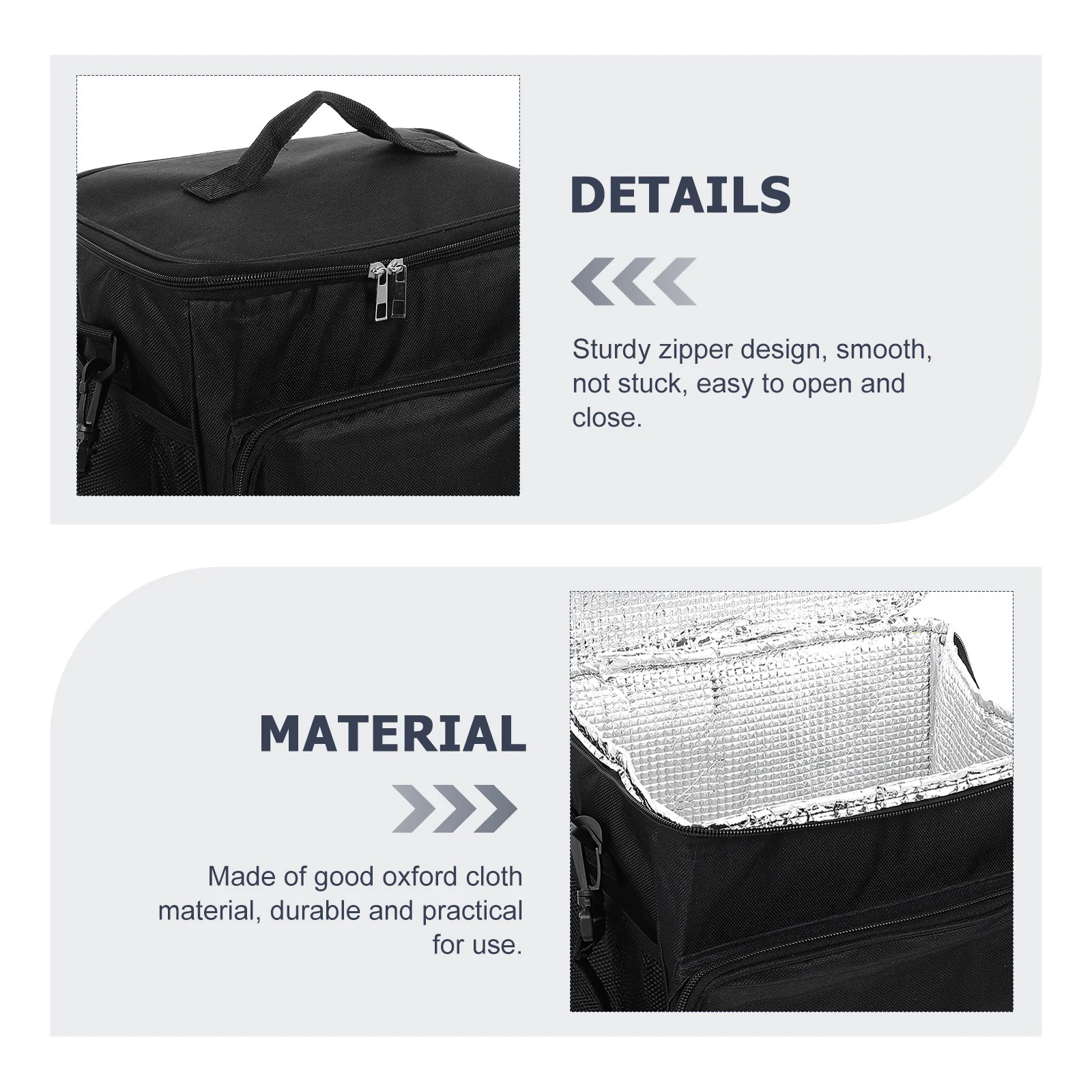 Large Capacity Insulated Food Storage Bag Portable Outdoor Cooler Bag Oxford Cloth Lunchbox Thermal Bento Carrying Pouch
Large Capacity Insulated Food Storage Bag Portable Outdoor Cooler Bag Oxford Cloth Lunchbox Thermal Bento Carrying Pouch