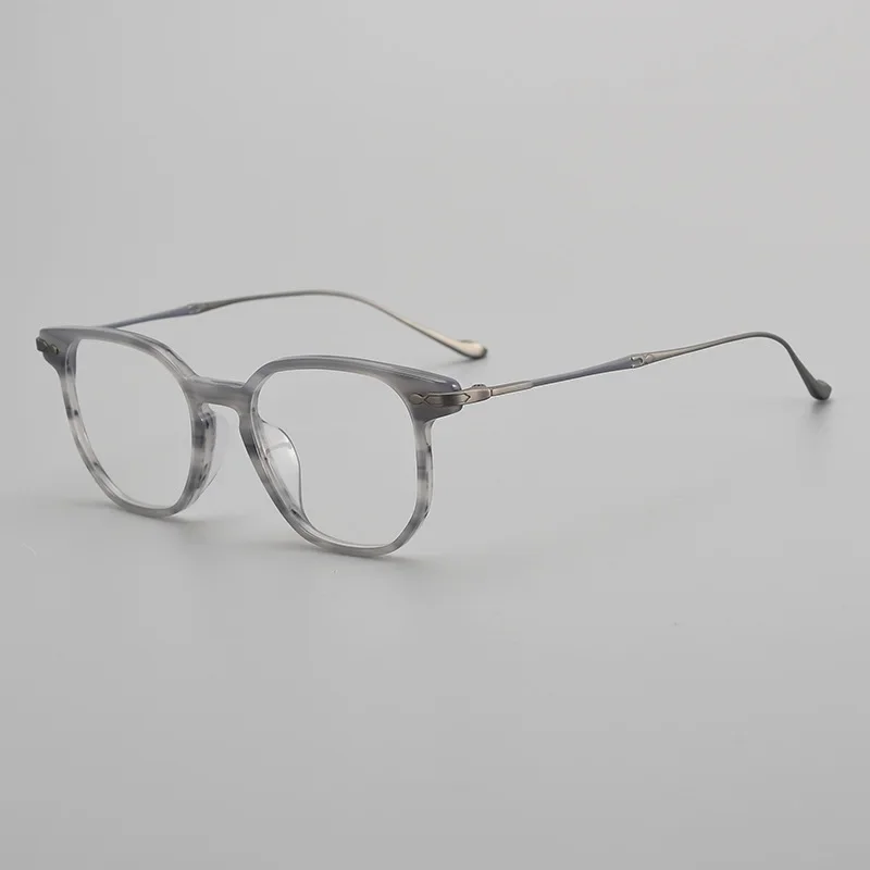 Japanese Brand Acetate Titanium Glasses Frame Men RLT5887 Square Prescription Eyeglasses Women Myopia Optical Frames for Women
Japanese Brand Acetate Titanium Glasses Frame Men RLT5887 Square Prescription Eyeglasses Women Myopia Optical Frames for Women