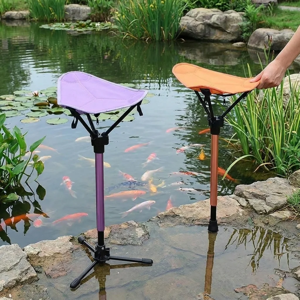 Aluminum Alloy Tripod Stool Folding Chair Stable 3-Position Telescopic Portable Fishing Chair Convenient Picnic Activities Stool
Aluminum Alloy Tripod Stool Folding Chair Stable 3-Position Telescopic Portable Fishing Chair Convenient Picnic Activities Stool