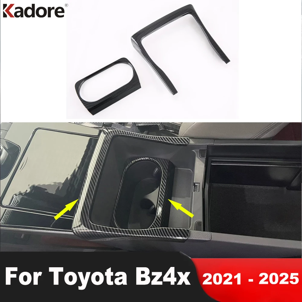 Аксессуары для интерьера для Toyota Bz4x 2021 2022 2023 2024 2025, углеродное волокно, центральная консоль автомобиля, держатель для чашки с водой, рамка, накладка
Аксессуары для интерьера для Toyota Bz4x 2021 2022 2023 2024 2025, углеродное волокно, центральная консоль автомобиля, держатель для чашки с водой, рамка, накладка