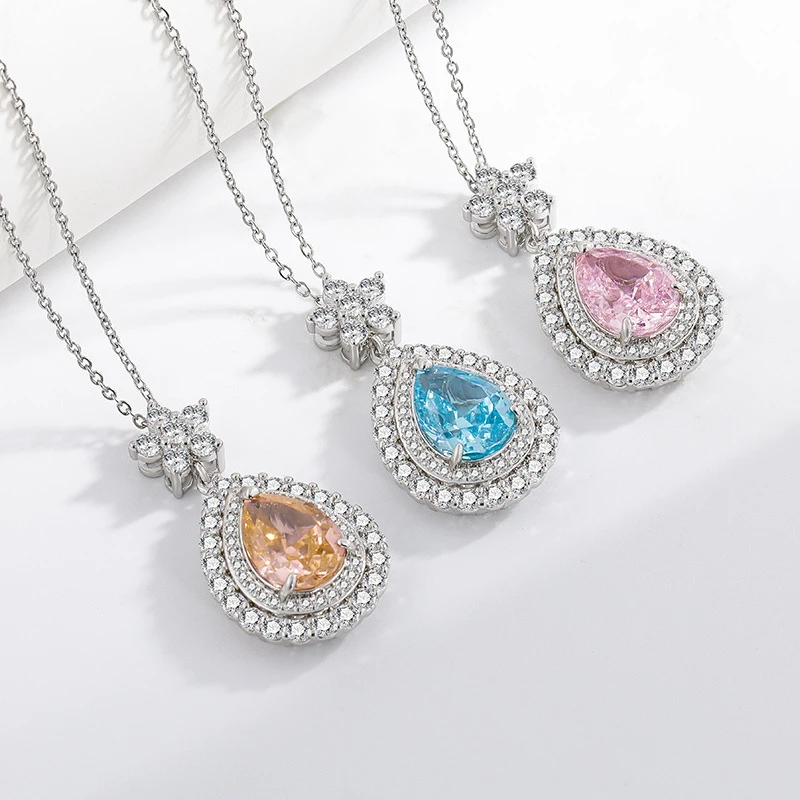 2026 Ice Flower Cut - Waterdrop Shape 925 Sterling Silver Women's Necklace - Fashionable, luxurious and elegant jewelry piece
2026 Ice Flower Cut - Waterdrop Shape 925 Sterling Silver Women's Necklace - Fashionable, luxurious and elegant jewelry piece