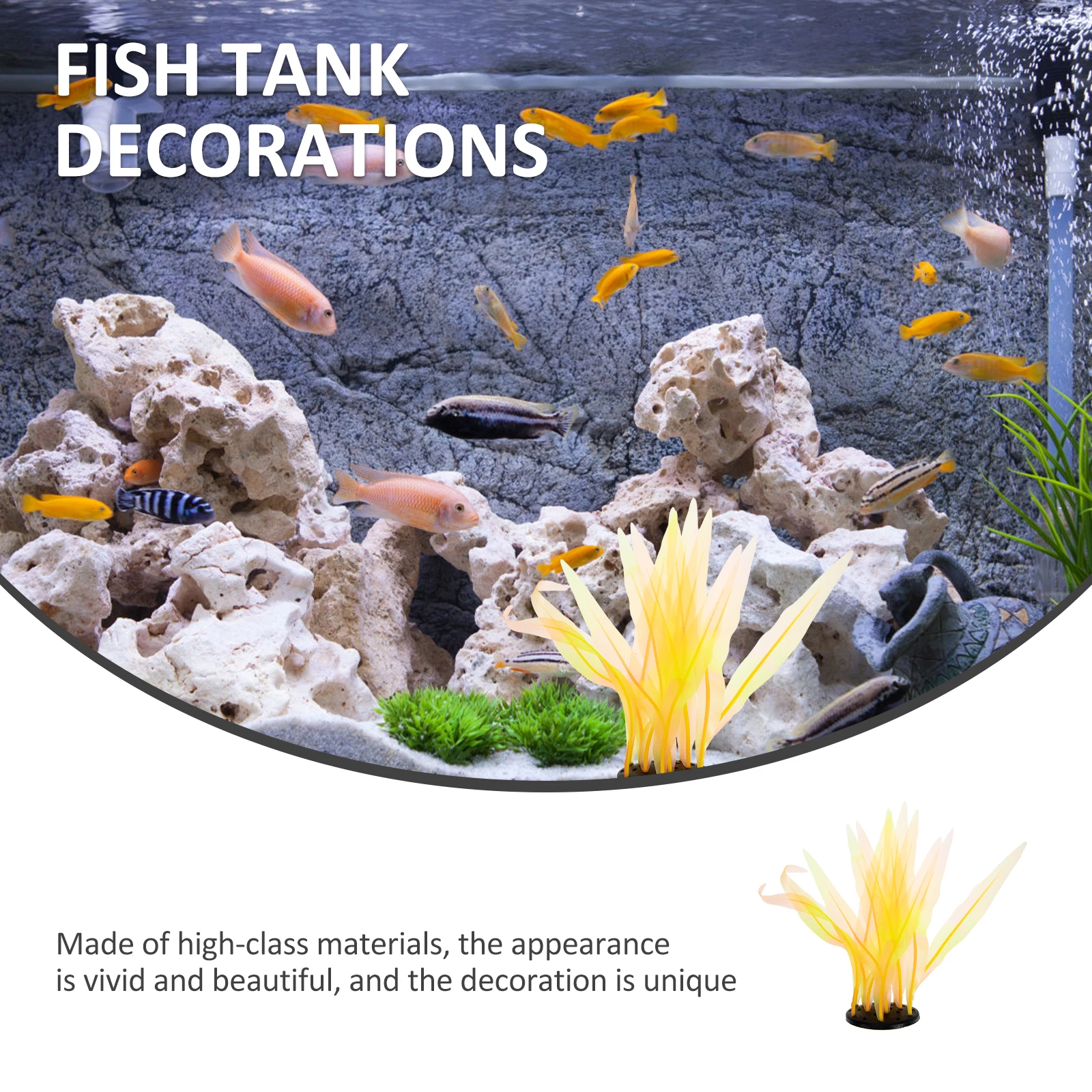 Artificial Coral Decoration Small Orange Size Realistic Silicone Material Safe Freshwater Saltwater Aquarium Accessories Enhance
Artificial Coral Decoration Small Orange Size Realistic Silicone Material Safe Freshwater Saltwater Aquarium Accessories Enhance