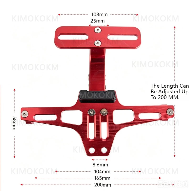 For HONDA ADV350 ADV 350 Motorcycle Adjustable Rear Tail Tidy License Plate Holder Bracket LED Light Accessories 2021 2022 2023
For HONDA ADV350 ADV 350 Motorcycle Adjustable Rear Tail Tidy License Plate Holder Bracket LED Light Accessories 2021 2022 2023