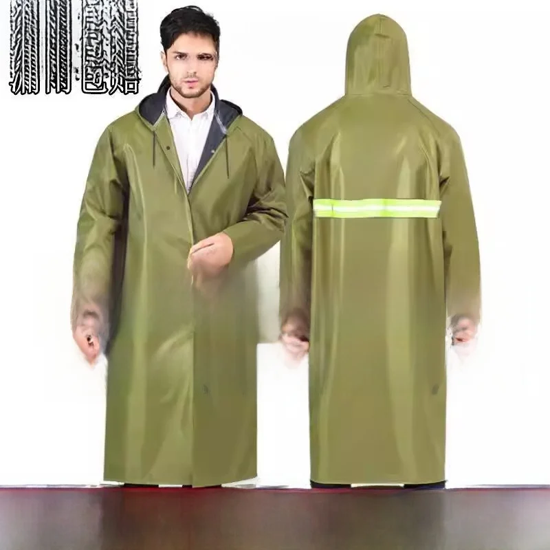 Thickened Extended Length One-Piece Raincoat for Men Adult Full Body Waterproof Outdoor Patrol Security Staff Rainwear
Thickened Extended Length One-Piece Raincoat for Men Adult Full Body Waterproof Outdoor Patrol Security Staff Rainwear