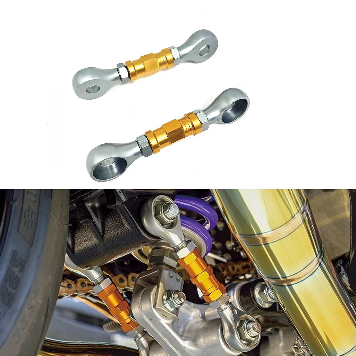 Rear Suspension Lowering Links Adjustable For SUZUKI GSX1300R HAYABUSA 2007-2023
Rear Suspension Lowering Links Adjustable For SUZUKI GSX1300R HAYABUSA 2007-2023