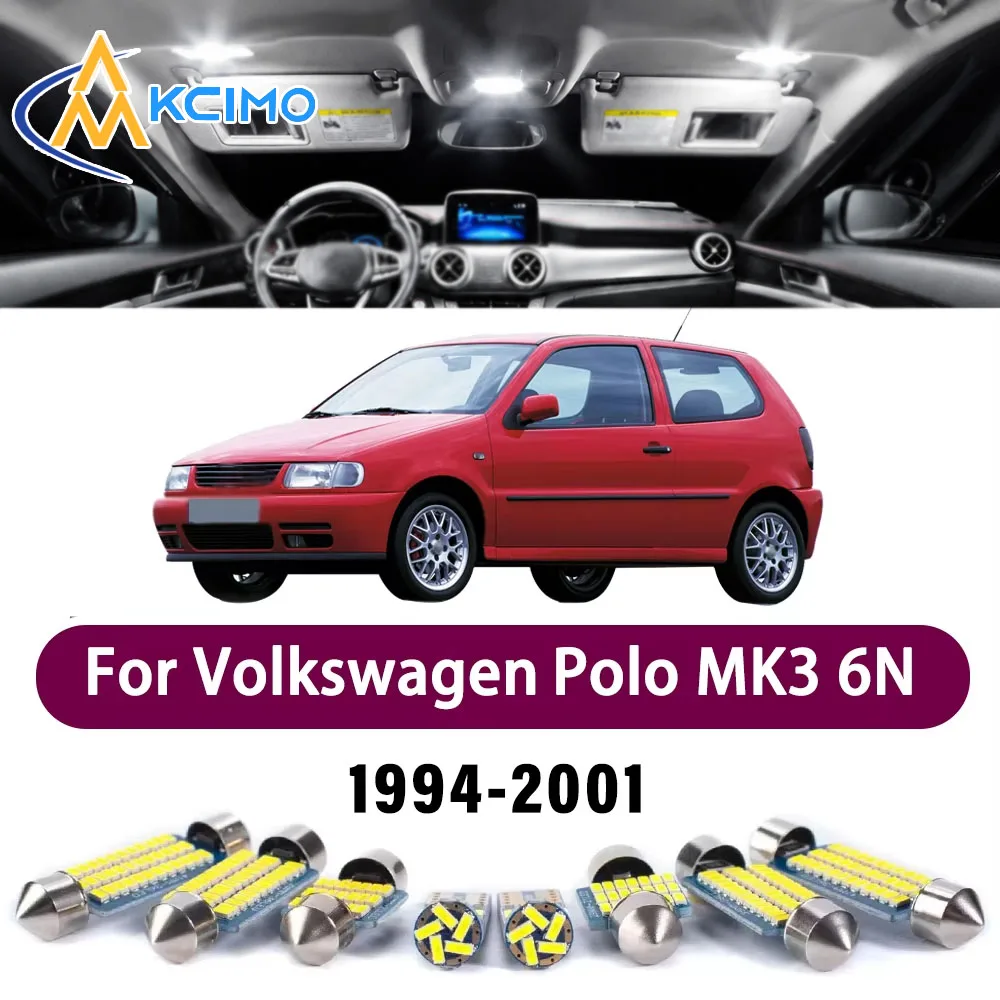 Superior LED Interior Kit for Volkswagen Polo MK3 6N 6N1 6N2 1994-2001 1995 1996 Premium Errorless Dome Map Trunk Vehicle Lamps
Superior LED Interior Kit for Volkswagen Polo MK3 6N 6N1 6N2 1994-2001 1995 1996 Premium Errorless Dome Map Trunk Vehicle Lamps