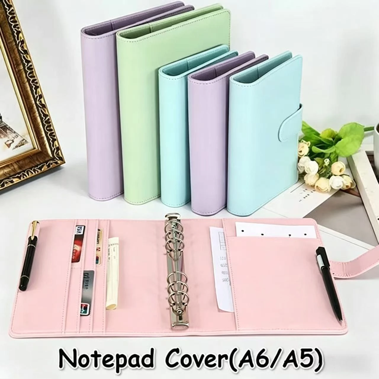 2026 New Vintage Refillable Notebook File Folder Notepad Cover Leather Ring Binder Office Supplies
2026 New Vintage Refillable Notebook File Folder Notepad Cover Leather Ring Binder Office Supplies