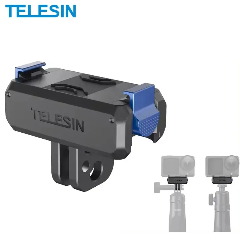 TELESIN Qucik Release Magnetic Two Claw Adapter For DJI OSMO Action 3 4 5pro Accessories Universal Dual Claw Interface
TELESIN Qucik Release Magnetic Two Claw Adapter For DJI OSMO Action 3 4 5pro Accessories Universal Dual Claw Interface
