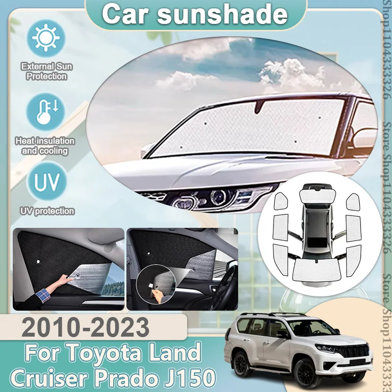 For Toyota Land Cruiser Prado J150 2010~2023 Car Full Sun Shades Anti-UV Sunscreen Window Sunshade Protection Visors Accessories
For Toyota Land Cruiser Prado J150 2010~2023 Car Full Sun Shades Anti-UV Sunscreen Window Sunshade Protection Visors Accessories